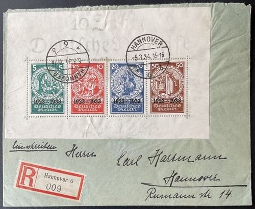 1933 block2 gestempelt - dr, hz