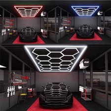 14x led hexagon - led, lampe