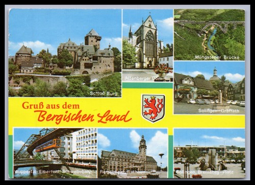 Ansichtskarte bergisches land - bergisches,