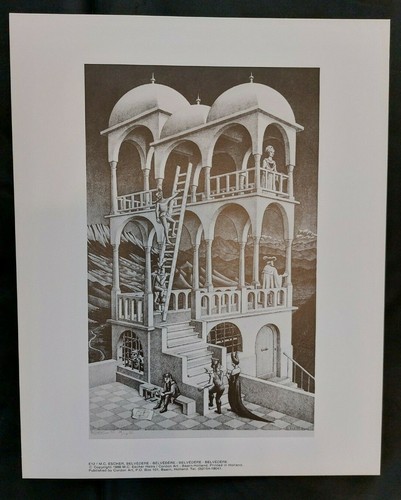 Escher belvedere ca 24 x - m.c.,