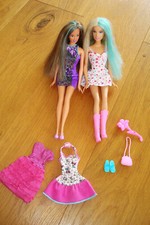 Barbie Puppen & Barbie Kleider & Schuhe, Tasche u.s.w - Barbie Set Konvolut