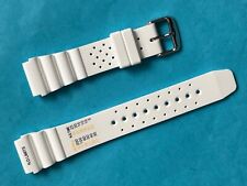 Uhrband Diver wasserfest 20 mm weiss Ersatzband  Uhrenarmband Taucherband E