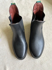 Stiefeletten Reitstiefel Regenstiefel Stallstiefel knöchelhoch schwarz Gr. 37
