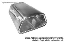 Fox Edelstahl Auspuffendrohr