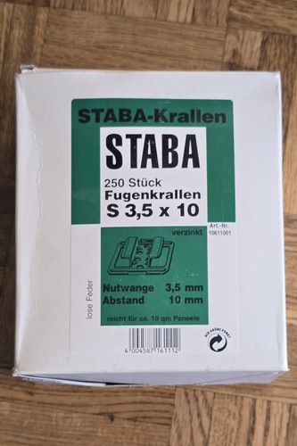 250 stück staba - 250, staba-krallen