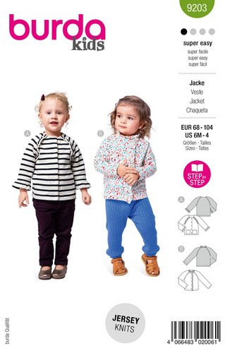 Schnittmuster kinderjacke mit - schnittmuster,