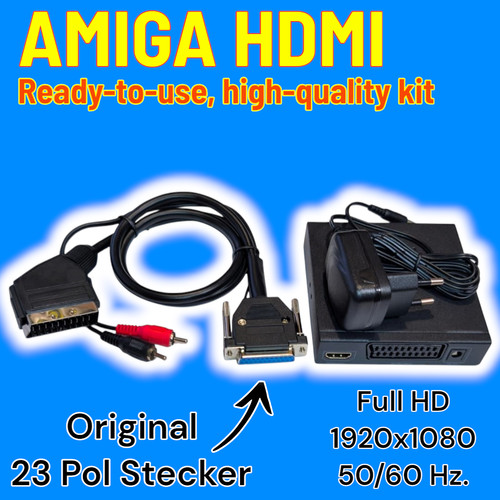 Amiga hdmi adapter - hdmi, rgb