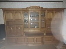 Wohnwand Wohnzimmerschrank Eiche rustikal