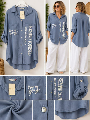Longbluse damen baumwolle - longbluse,