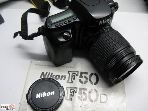 Set nikon f50 - slr-kamera, +