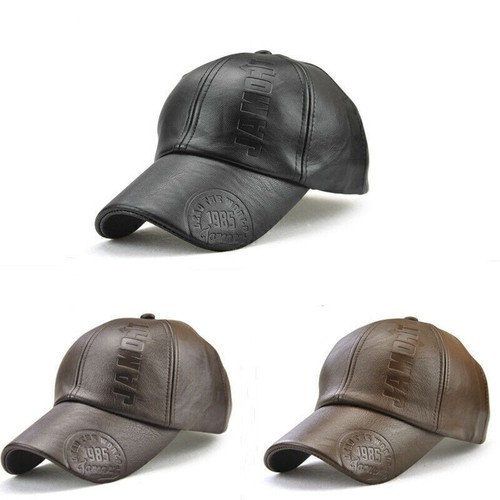 Herren basecap cap kappe leder - herren,