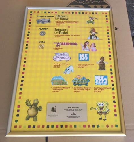 Multi gold platin award dvd - gold,