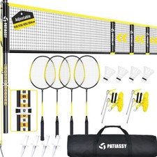 Tragbares Badmintonnetz