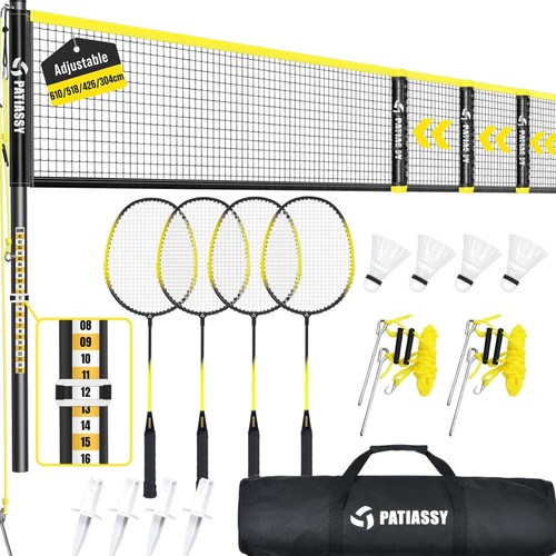 Tragbares badmintonnetz - tragbares,