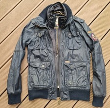 KHUJO Herren Jacke M 48  Blouson Bomberjacke Schwarz 