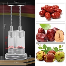 Olivenentkerner Werkzeug Multifunktions Lochfraßwerkzeug rote Datteln Entkerner Obstkernentferner