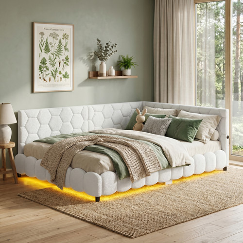 Polsterbett 140x200 schlafsofa - polsterbett,
