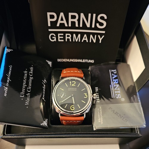 Parnis handaufzug herrenuhr - handaufzug,