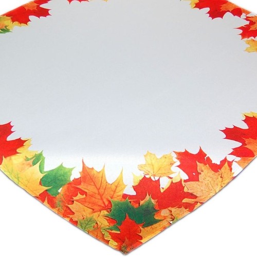 Tischdecke herbst 110x110 - tischdecke,