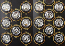 16 x 1/2 Unze Feinsilber 999