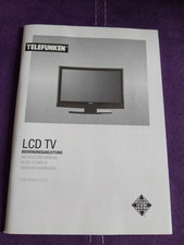 Bedienungsanleitung LCD TV Telefunken Gebraucht 