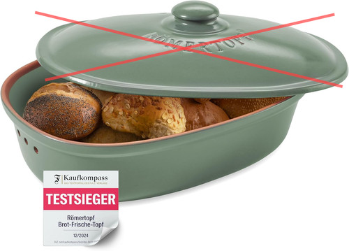 Römertopf brotkasten aus - römertopf,