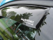 Original ClimAir Windabweiser Regenabweiser schwarz für VW Touran 1T 2003- + ABE