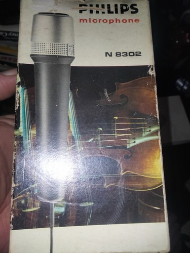 Vintage philips n3802 mikrofon - philips,