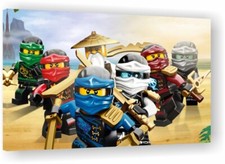 WANDBILD NINJAGO LEGO CANVAS