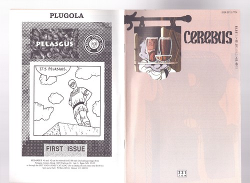 Cerebus 231 aardvark - cerebus, (aardvark-vanaheim