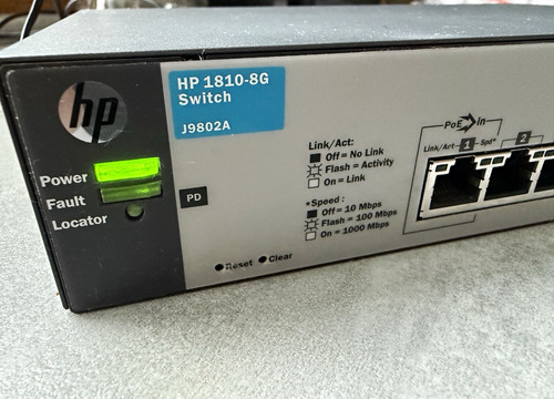 1810 j9802a 8 port - 1810-8g, 8-port