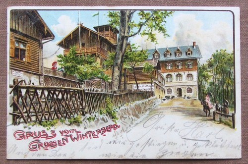 Gruss vom grossen winterberg - grossen, /
