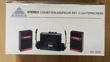 International RCL-2039 Kassetten Player Abspieler 2 Lautsprecher Walkman NEU