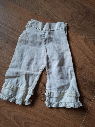 Puppenhose weiß mit