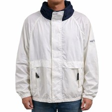 vintage nautica white navy