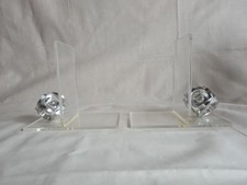 2 Buchstützen Modern Acryl