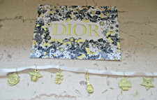MINI CHARMS ANHÄNGER AM BAND VON CHRISTIAN DIOR FILIGRAN 6 VERSCHIEDENE MOTIVE