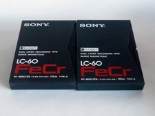 2x Sony Elcaset LC60 FeCr