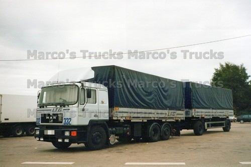 Lkw foto man f90 deichsel - man,