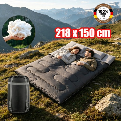 Schlafsack camping 2in1 - camping,