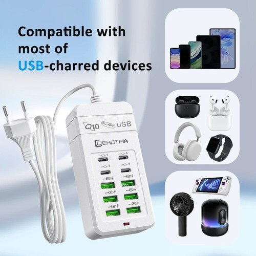 10fach usb ladegerät hub - 10fach,
