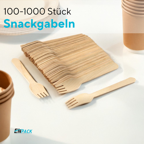 Enpack holzgabeln einweg - holzgabeln,