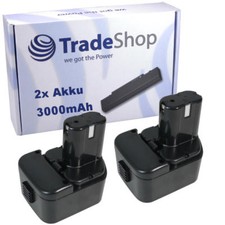 2x Akku 12V 3000mAh Ni-MH für HITACHI UB12DL WH12DAF WH12DAF2 WH12DC WH12DM