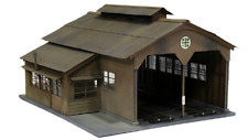 HOn30/HOe Scale M's 2-Stall Engine House Kit H0e Schmalspur Lokschuppen