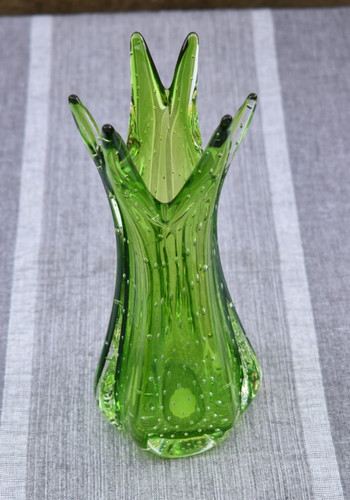 Zipfelvase murano glaskunst - zipfelvase,
