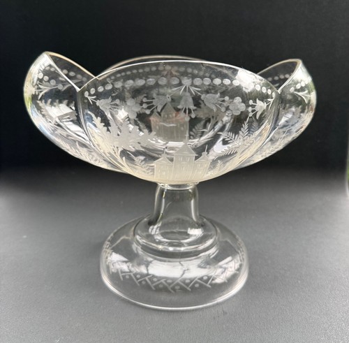 Glas egermann fußschale - glas,
