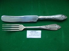 Seltenes Messer + Gabel von