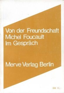 Von der freundschaft als - freundschaft,