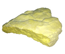 Schwefel Stufe gediegen Sulfur 0,59Kg Vulkan Ijen, Java Indonesien Kristall Nr.6
