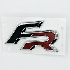 Original Seat Schriftzug "FR" Emblem Logo vorn chrom rot schwarz 6J0853670  KTP